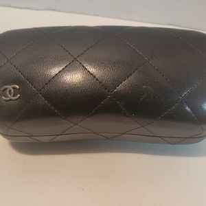 Chanel leather eyewear case.